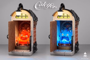 Howls Moving Castle Ninety Seven Studio Calcifer in the Room Resin Statue