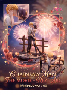 Chainsaw Man PINK Studio Denji x Reze Kiss Resin Statue