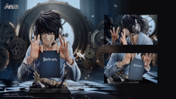 Death Note Anm Studio L lawliet bust Resin Statue 2