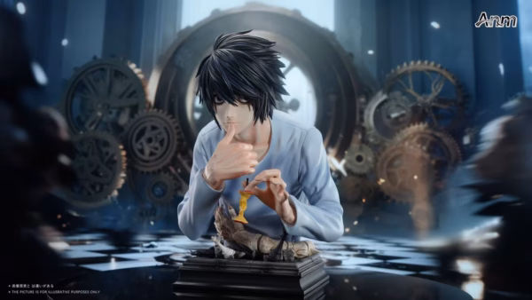 Death Note Anm Studio L lawliet bust Resin Statue 3