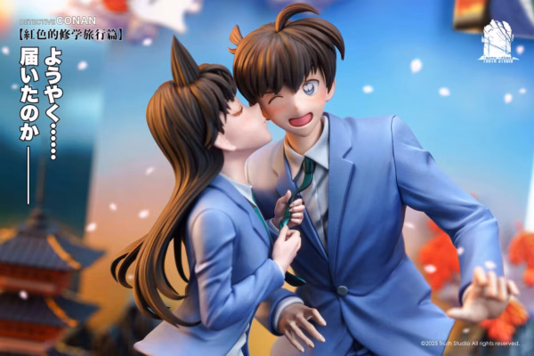 Detective Conan Truth Studio Shinichi Kudo x Mouri Ran Resin Statue 3