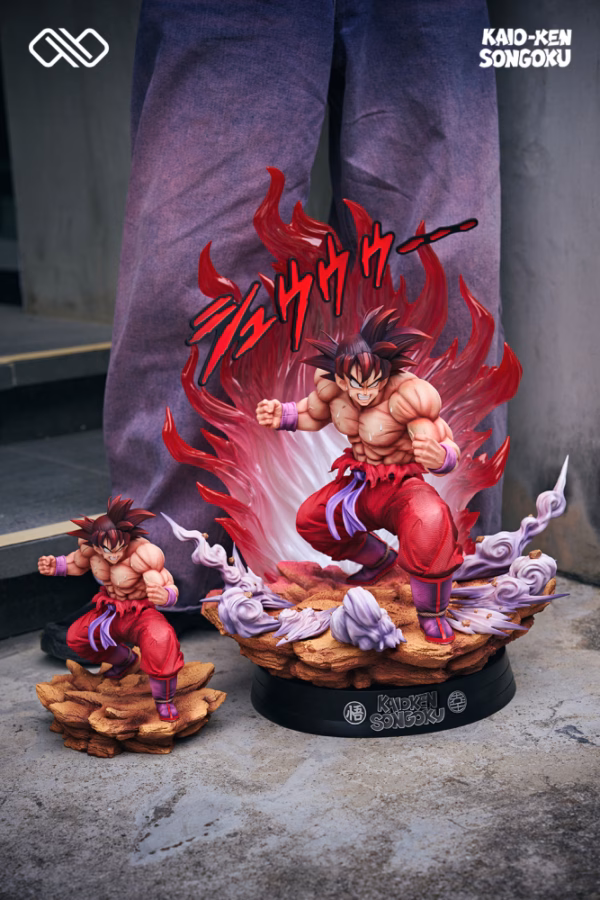 Dragon Ball Infinite Studio Kaioken Son Goku Resin Statue 1