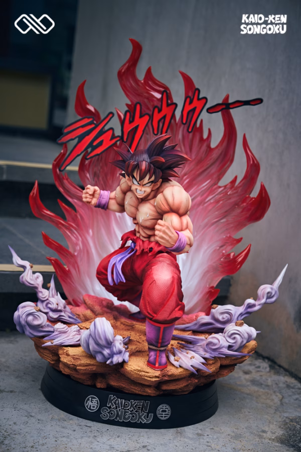 Dragon Ball Infinite Studio Kaioken Son Goku Resin Statue 2