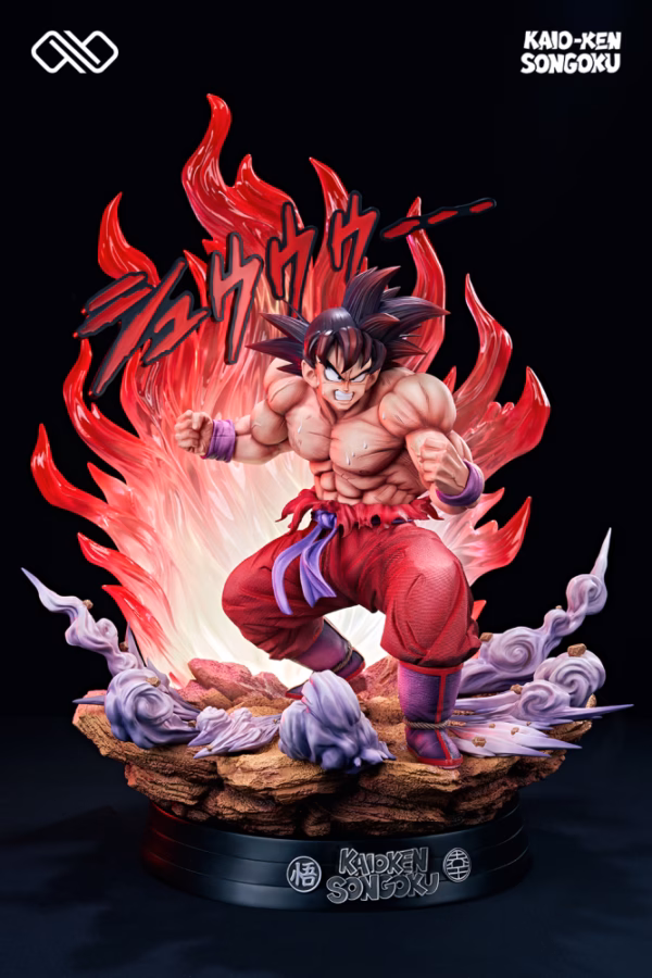 Dragon Ball Infinite Studio Kaioken Son Goku Resin Statue 4