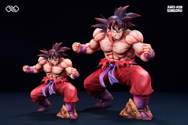 Dragon Ball Infinite Studio Kaioken Son Goku Resin Statue 6
