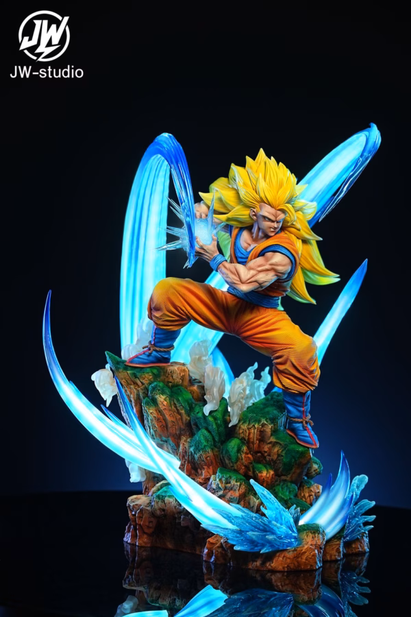 Dragon Ball JW Studio SS3 Goku Resin Statue 3