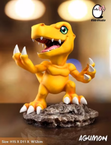 Digimon EGG Studio Agumon Resin Statue