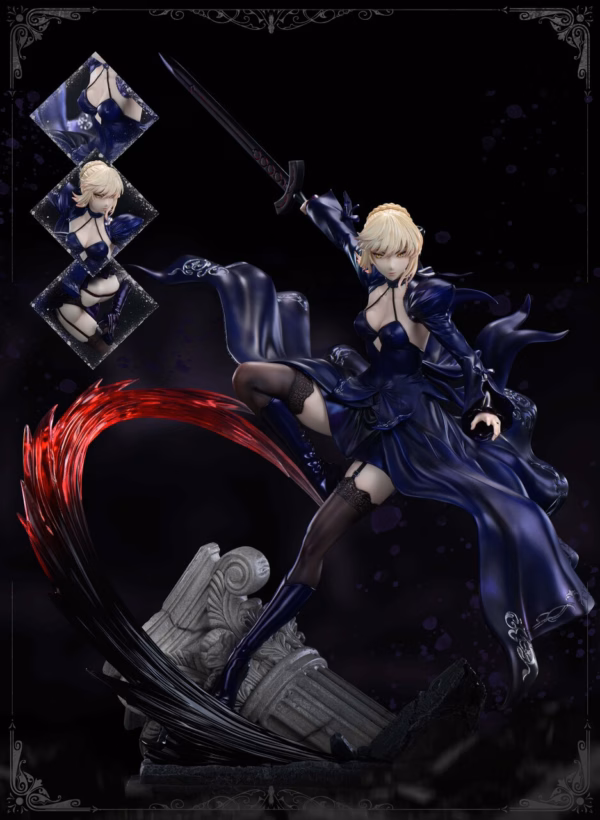 Fate Stay Night Xpic Studio Saber Artoria Pendragon x Artoria Pendragon Alter Resin Statue 2