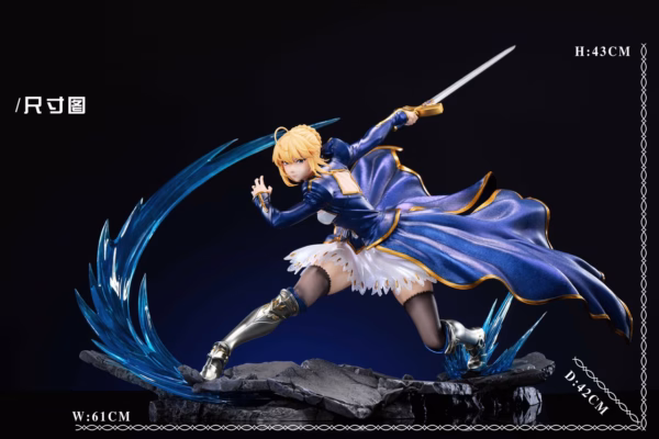 Fate Stay Night Xpic Studio Saber Artoria Pendragon x Artoria Pendragon Alter Resin Statue 5