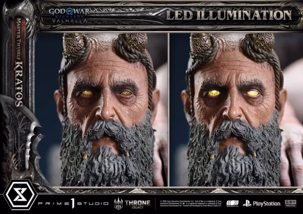 God of War Ragnarok Prime 1 Studio Thyself Kratos Licensed Resin Statue 3