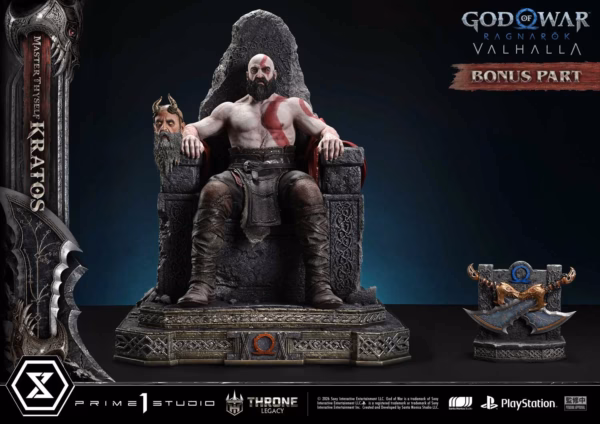 God of War Ragnarok Prime 1 Studio Thyself Kratos Licensed Resin Statue 4
