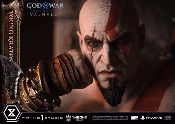 God of War Ragnarok Prime 1 Studio Young Kratos Licensed Resin Statue 7
