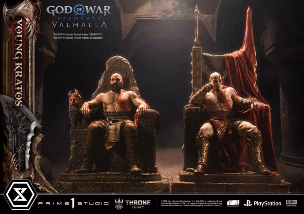 God of War Ragnarok Prime 1 Studio Young Kratos Licensed Resin Statue 8