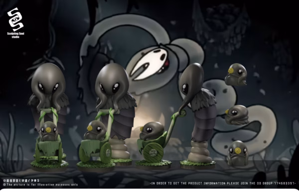 Hollow Knight Sculpting Soul Studio Greyroot x Hornet Resin Statue 4