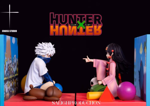 Hunter x Hunter Cross Studio Kneeling Alluka Resin Statue 2