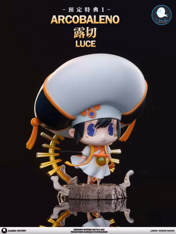 Katekyo Hitman Reborn ILLegal ILL Studio Sawada Tsunayoshi Vs Byakuran Gesso Resin Statue 5