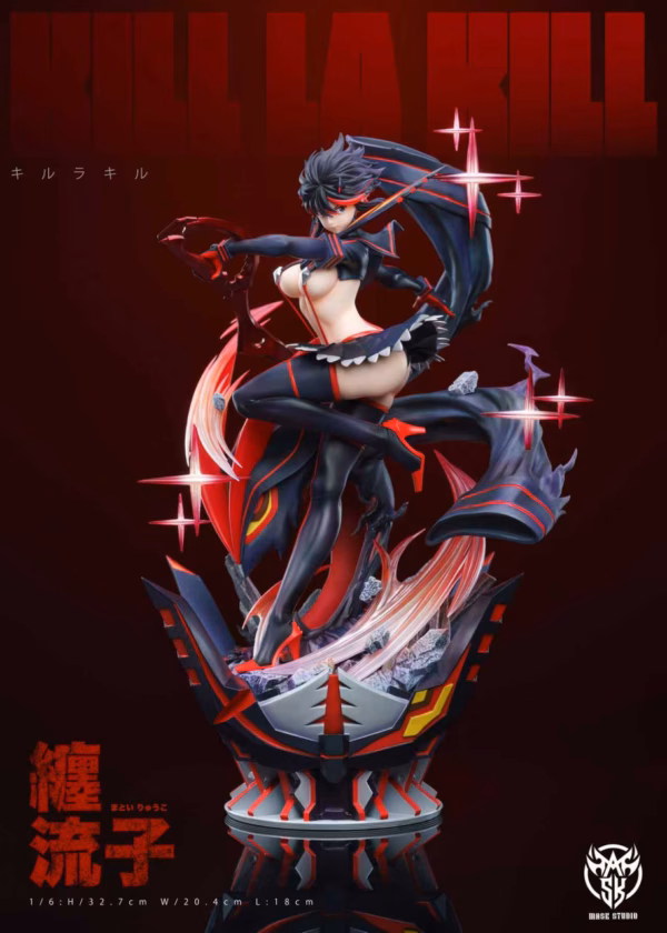 Kill la Kill Mask Studio Matoi Ryuuko Resin Statue 1