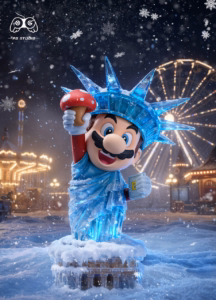 Mario PG Studio Mario Cos Statue of Liberty Resin Statue