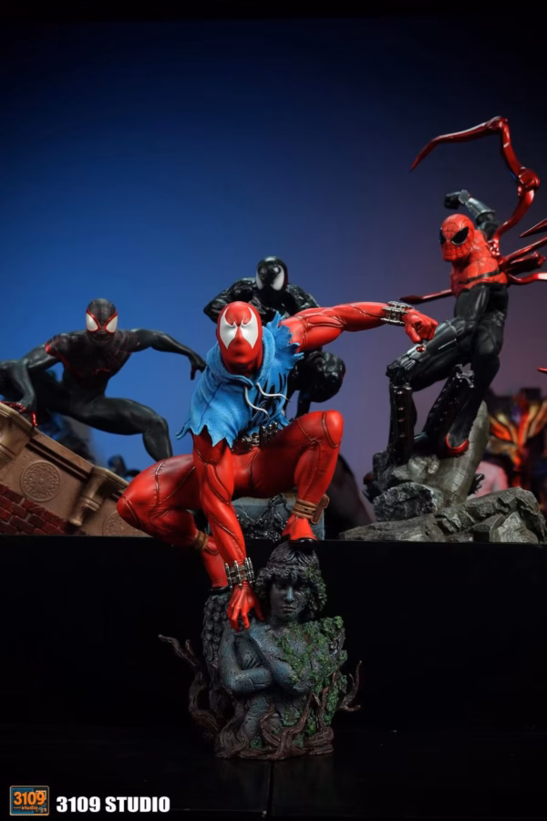 Marvel 3109 Studio Scarlet Spiderman Resin Statue 1