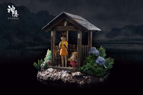 My Neighbor Totoro ShenYin Studio Totoro Tenderness in the Rain Resin Statue 1