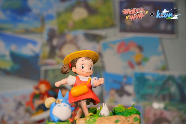 My Neighbor Totoro WAKUWAKU × Kazami Studio Mei x Totoro Resin Statue 2
