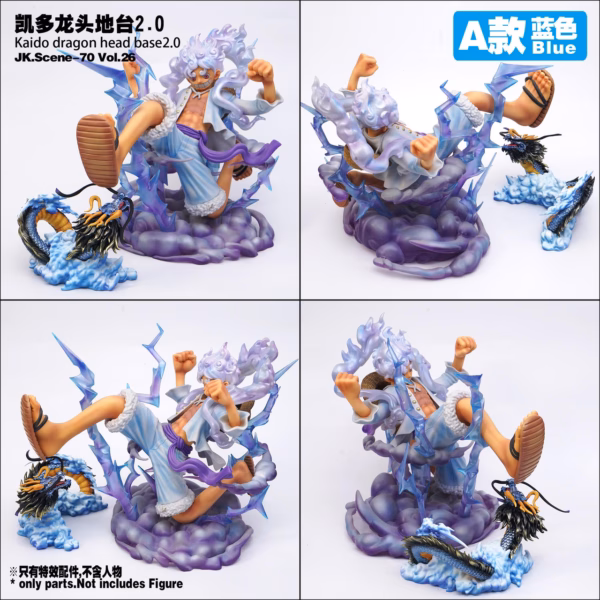 One Piece Jacksdo Studio Kaido dragon Head base V2 Resin Statue 1