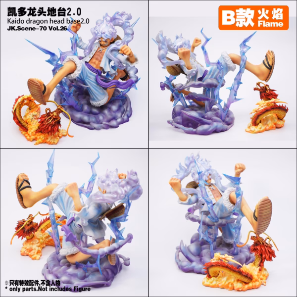 One Piece Jacksdo Studio Kaido dragon Head base V2 Resin Statue 2
