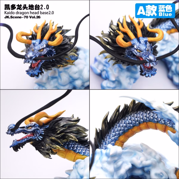 One Piece Jacksdo Studio Kaido dragon Head base V2 Resin Statue 3