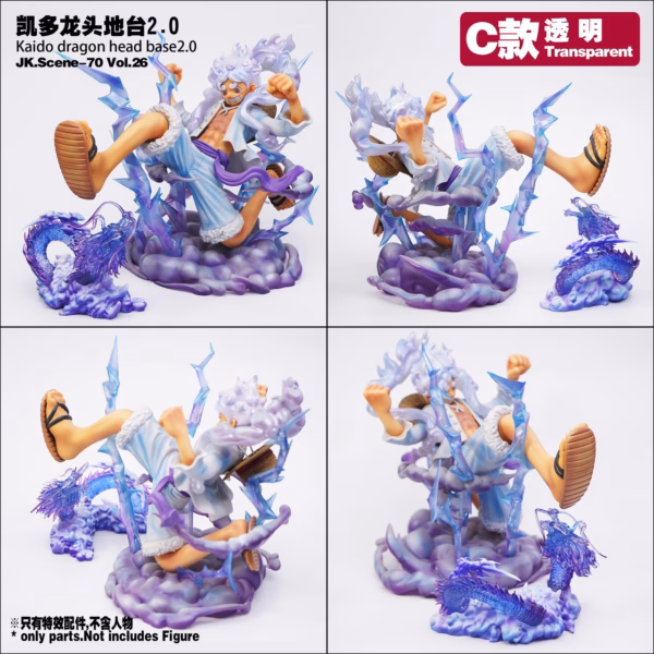 One Piece Jacksdo Studio Kaido dragon Head base V2 Resin Statue 4