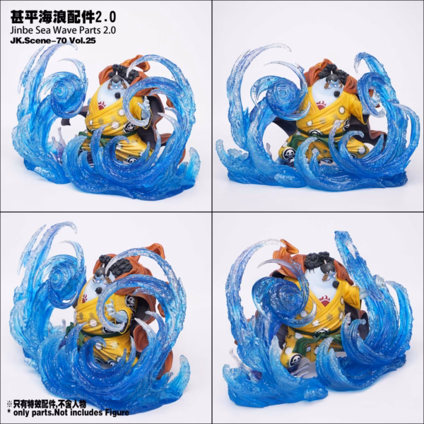 One Piece Jacksdo Studio Sea Wave Parts Resin Statue 2