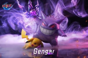 Pokemon Ntwo Studio Gengar x Pikachu Resin Statue