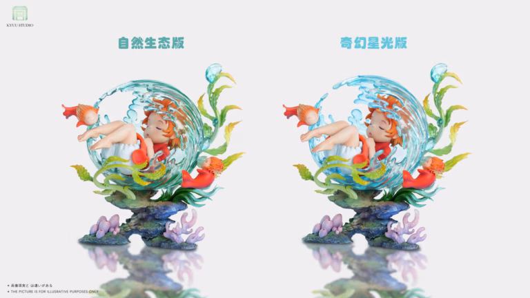 Ponyo KYUU Studio Ponyo In Her Sleep Resin Statue