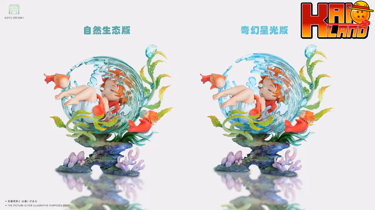 Ponyo KYUU Studio Ponyo In Her Sleep Resin Statue