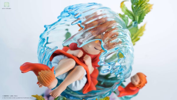 Ponyo KYUU Studio Ponyo In Her Sleep Resin Statue 4