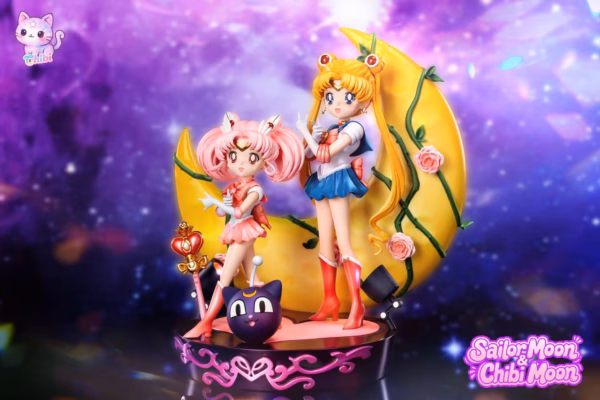 Sailor Moon Chibi Studio Sailor Moon x Chibi Resin Statue 2