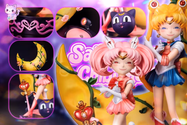 Sailor Moon Chibi Studio Sailor Moon x Chibi Resin Statue 3