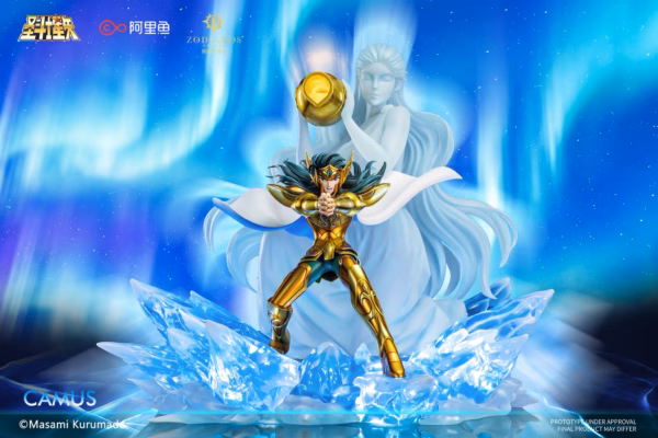 Saint Seiya Zodiakos Studio Gold Saint Camus Licensed Resin Statue 1