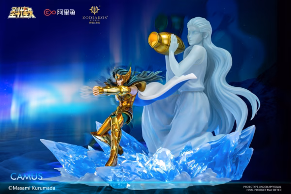 Saint Seiya Zodiakos Studio Gold Saint Camus Licensed Resin Statue 3