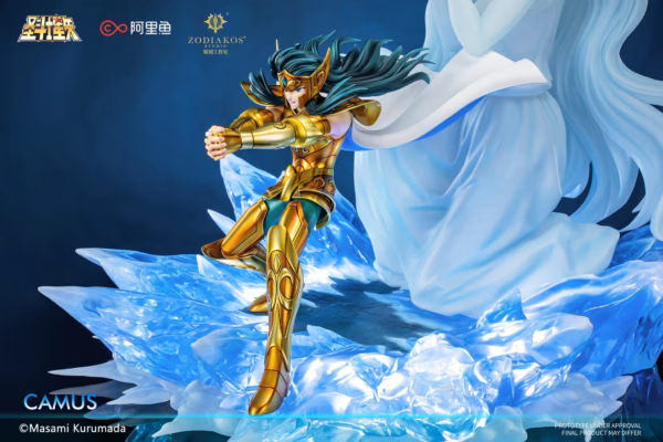 Saint Seiya Zodiakos Studio Gold Saint Camus Licensed Resin Statue 4