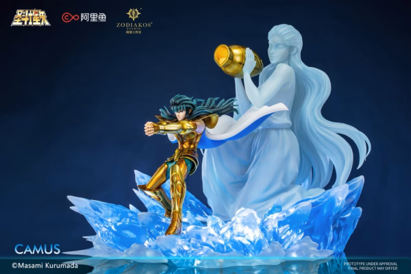 Saint Seiya Zodiakos Studio Gold Saint Camus Licensed Resin Statue 6