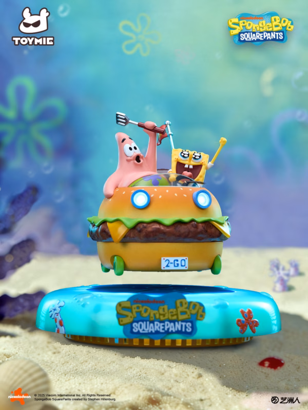SpongeBob TOYMIE Studio SpongeBob SquarePants Krabby Patty Magnetic Car 1
