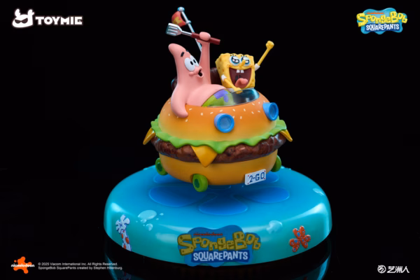 SpongeBob TOYMIE Studio SpongeBob SquarePants Krabby Patty Magnetic Car 5