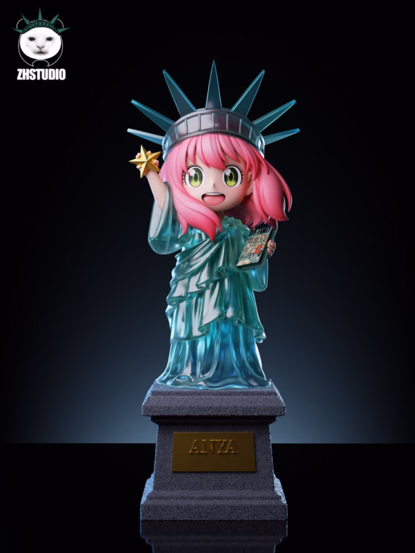 Spy × Family x Frieren ZH Studio Anya x Frieren Cos Statue of Liberty Resin Statue 1
