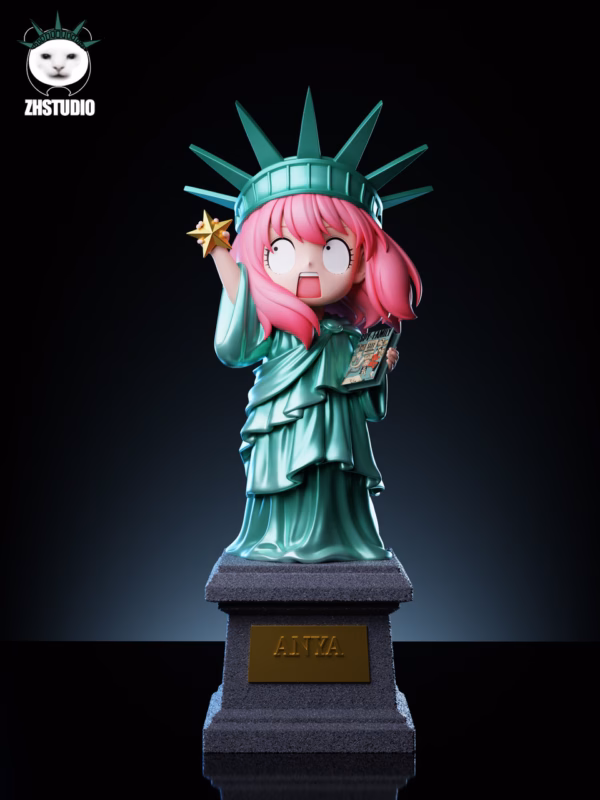 Spy × Family x Frieren ZH Studio Anya x Frieren Cos Statue of Liberty Resin Statue 3