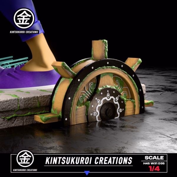 The Legend of Zelda Kintsukuroi Creations Happy x Angry Mask Salesman Resin Statue 7