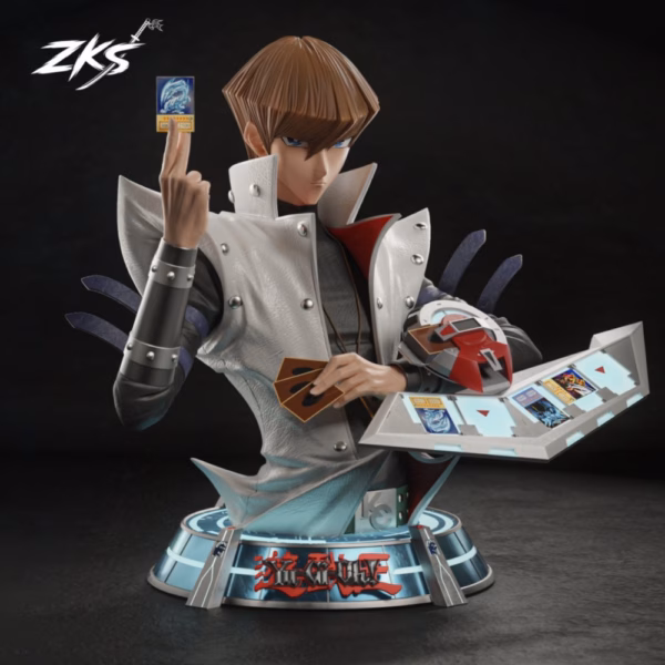 YuGiOh Zenkai Studio Seto Kaiba Bust Resin Statue 1