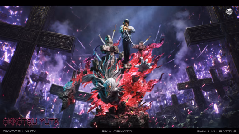 Jujustu Kaisen ZanyJoke Studio Okkotsu Yuta Resin Statue