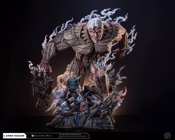Attack On Titan Hertz Studio The Armored Titan x Reiner Resin Statue 2