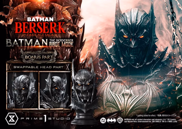 Batman Prime 1 Studio Batman Comics The Berserker Rage Mode Licensed Resin Statue 33