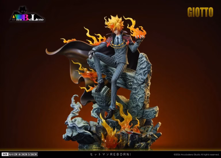 Katekyo Hitman Reborn Arcobaleno Studio Giotto Vongola Resin Statue